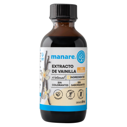 Extracto de Vainilla sin Alcohol 59ml Manare