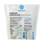 Chips de Chocolate sin azúcar 62% Cacao Orgánico 200g - Imagen 3